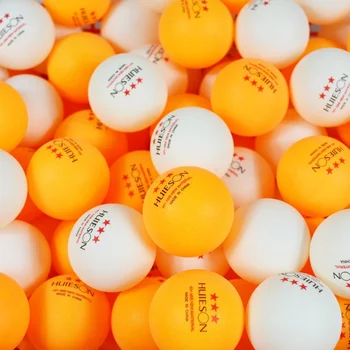50 Английских Мячей для настольного тенниса из нового Материала, 3 Звезды, 40 + ABS Пластиковых Мячей для пинг-понга, Тренировочные Мячи для настольного тенниса Изображение 2