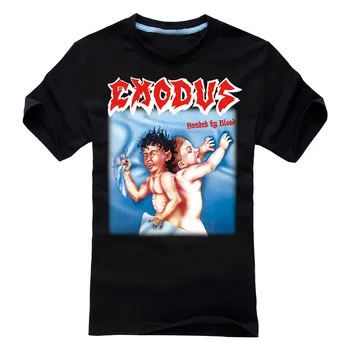 Иллюстрация 8 Дизайнов Exodus Rock Брендовая Рубашка 3D Mma Для Фитнеса Hardrock Heavy Dark Metal в стиле Панк из 100% Хлопка Уличная Одежда Изображение 2