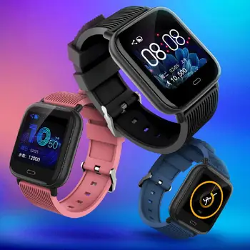 Цветной экран, водонепроницаемый фитнес-трекер, Bluetooth, спортивные смарт-часы, браслет